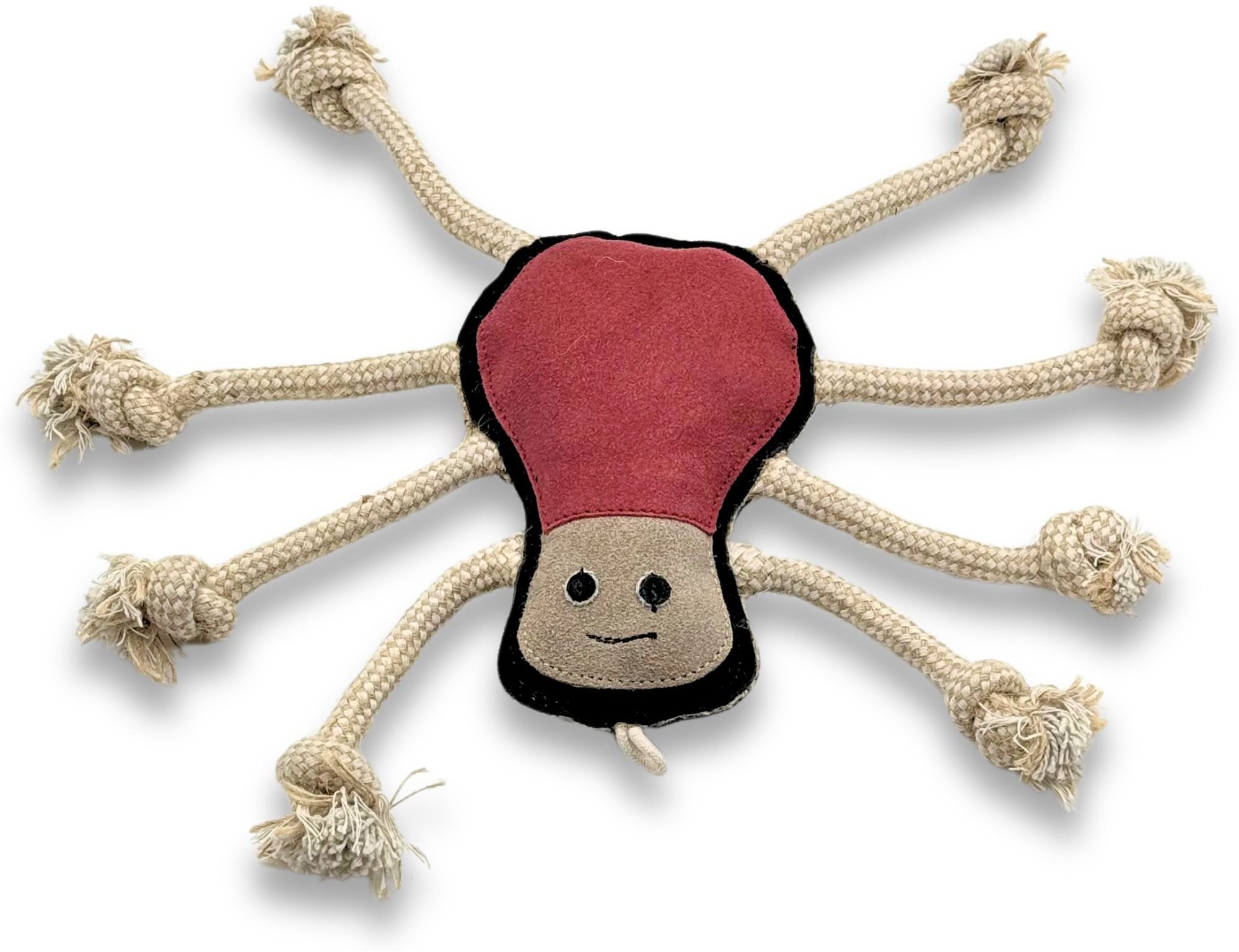PafDog Pavouk Pajky z kůže a juty, 38 cm