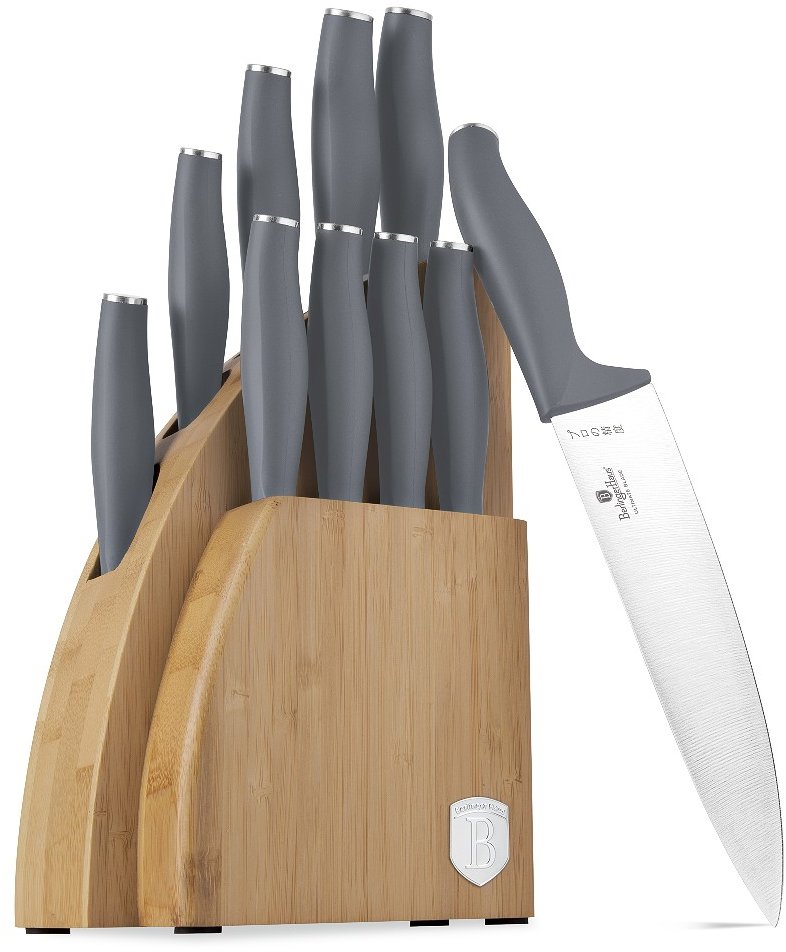 BerlingerHaus Aspen Collection Sada nožů se stojanem BAMBOO 10 ks