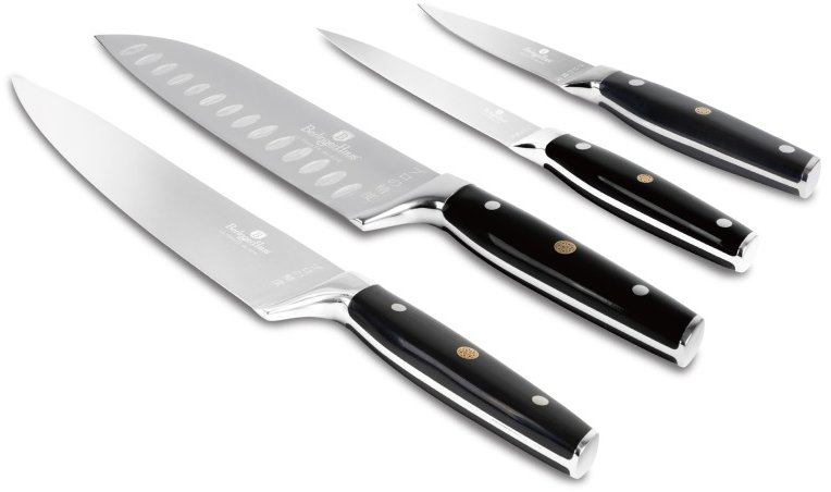 BerlingerHaus Matte Black Collection Sada nožů nerez 4 ks