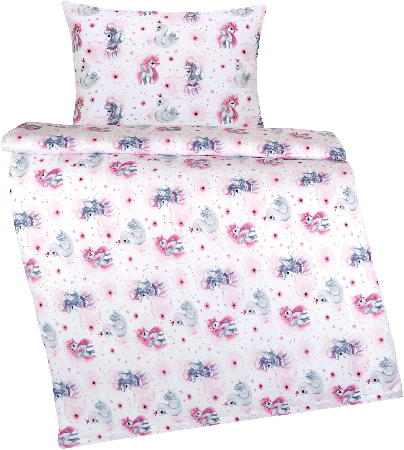 BELLATEX Povlečení dětské BEÁTA 90/032 jednorožec 100 × 135,45 × 60 cm