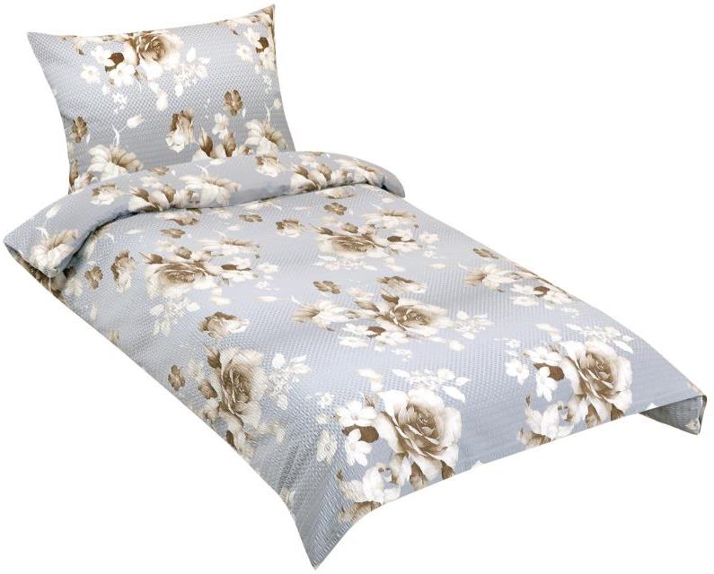 BELLATEX Povlečení krep 80 / 330 růže kávová 140 × 200, 70 × 90
