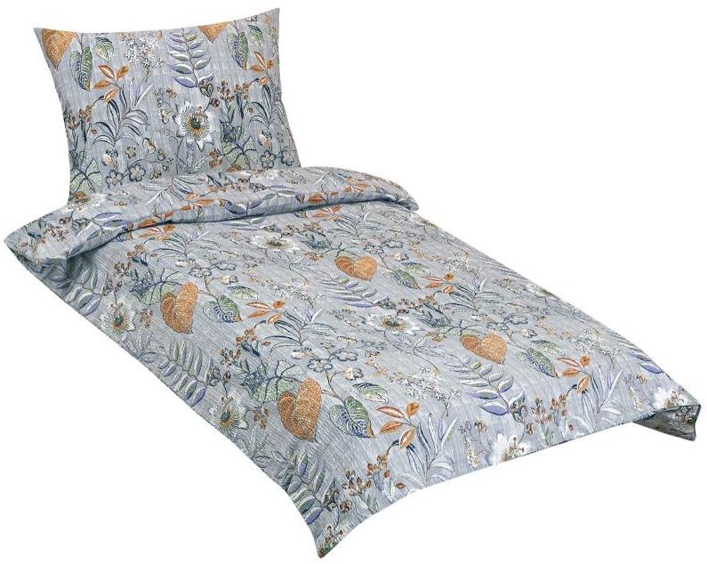 BELLATEX Povlečení krep 80 / 763 listí fialové 140 × 200, 70 × 90