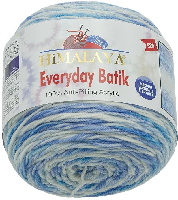 BELLATEX s.r.o. Příze Everyday Batik 140 g - 74206 modrá, bílá