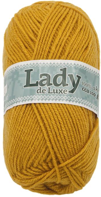Bellatex Příze Lady NGM de luxe 100 g - 1115 hořčicová