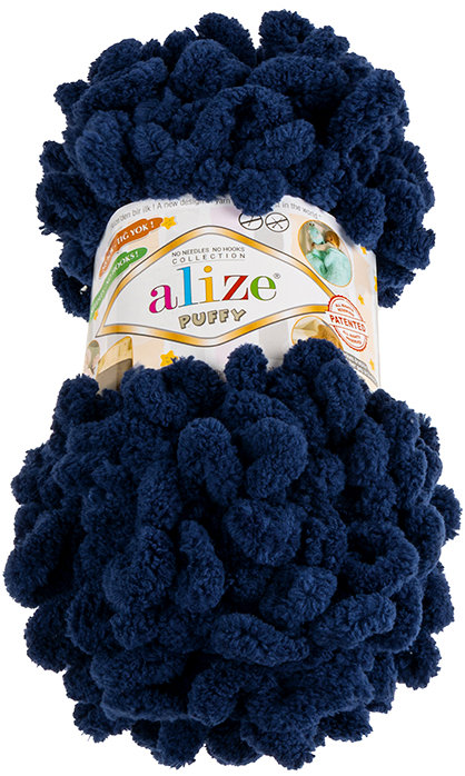 BELLATEX Příze Puffy 100 g - 58 tmavě modrá