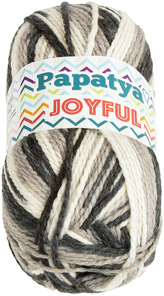 BELLATEX Joyful 100 g - 14 šedá, bílá