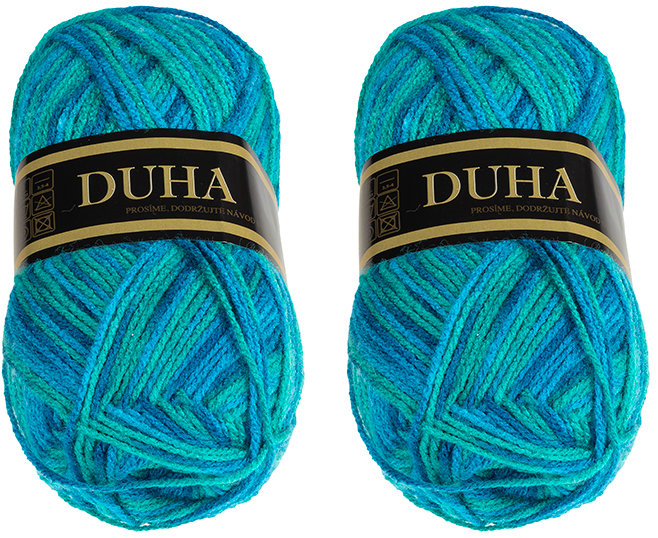 BELLATEX Duha 50 g set 2 ks - 901 zelená, modrá