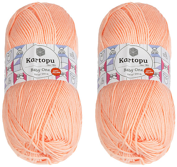 BELLATEX Baby One 100 g set 2 ks - 253 meruňková