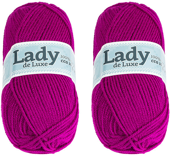 BELLATEX Lady NGM de luxe 100 g set 2 ks - 947 vínová