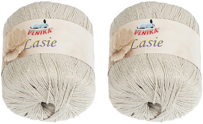 BELLATEX Lasie 50 g set 2 ks - 122 přírodní