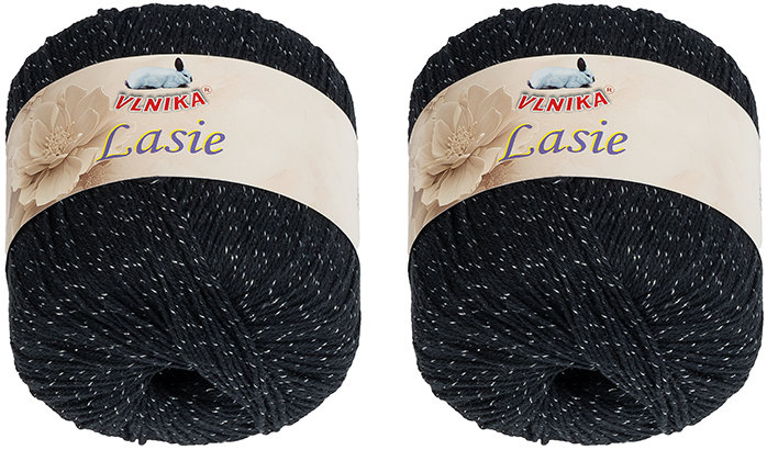 BELLATEX Lasie 50 g set 2 ks - 124 černá