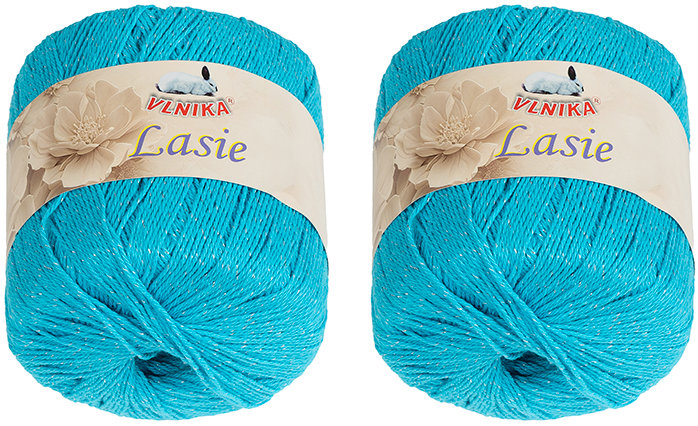 BELLATEX Lasie 50 g set 2 ks - 131 tyrkysová