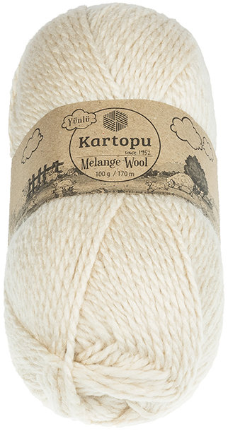 BELLATEX Příze Melange Wool 100 g - 855 světle béžová