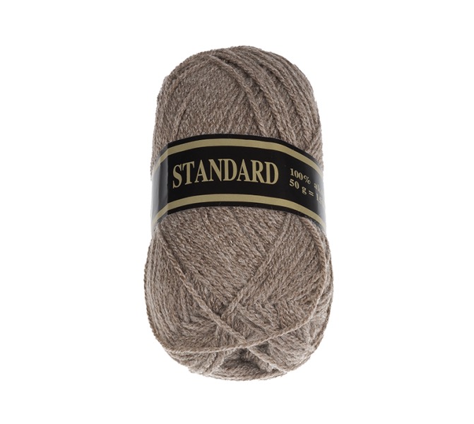 BELLATEX Příze Standard 50 g - 875 hnědobéžová