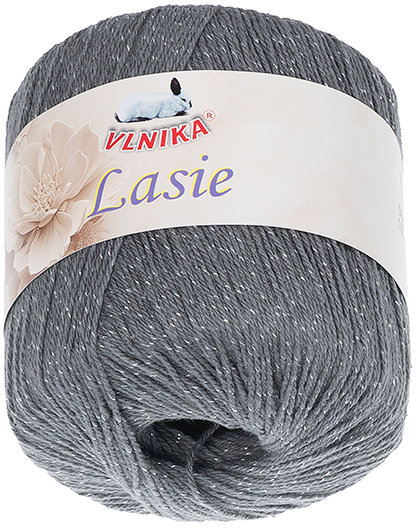 BELLATEX Příze Lasie 50 g - 123 tmavě šedá