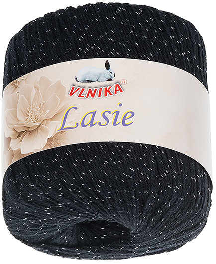 BELLATEX Příze Lasie 50 g - 124 černá