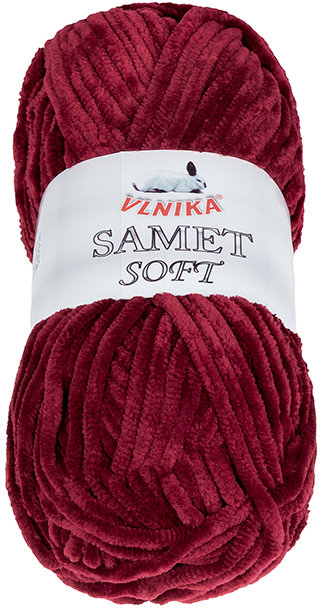 BELLATEX Příze Samet Soft 100 g - 222 tmavě bordo