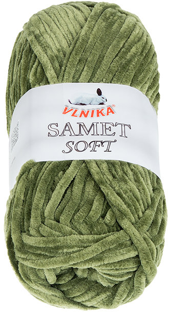 BELLATEX Příze Samet Soft 100 g - 224 mechově zelená