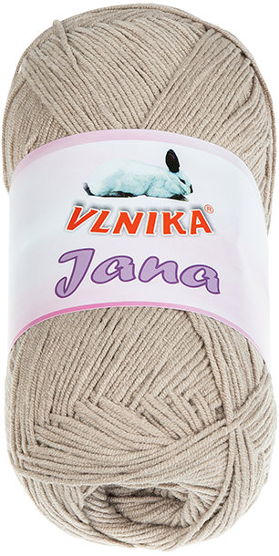 BELLATEX Příze Jana 100 g - 46 tmavě béžová