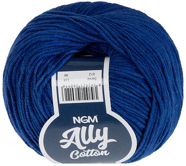 BELLATEX Příze Ally cotton 50 g - 012 tmavě modrá