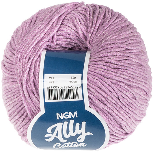 BELLATEX Příze Ally cotton 50 g - 023 světle fialová