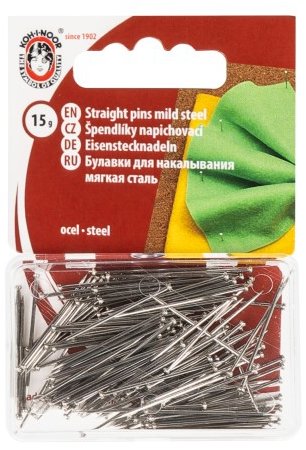 BELLATEX Špendlík napichovací, ocel měkká 0,80 mm 15 g 26 ks