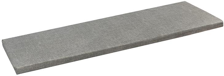 BELLATEX Sedák na lavici 34 / 016 hladký na zip 40 × 140 Uni hnědošedá
