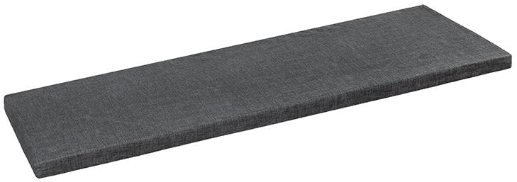BELLATEX Sedák na lavici 34 / 047 hladký na zip 40 × 140 Uni grafitová