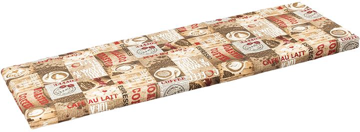 BELLATEX Sedák na lavici 34 / 560 hladký na zip 40 × 150 zrnková káva