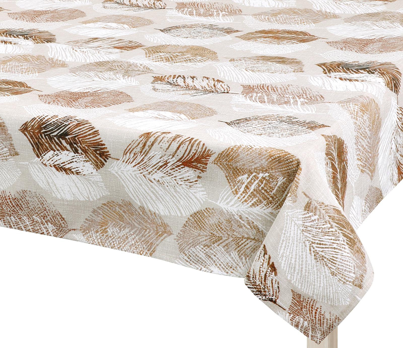 BELLATEX Ubrus EMA 565 120 × 200 cm béžové listy