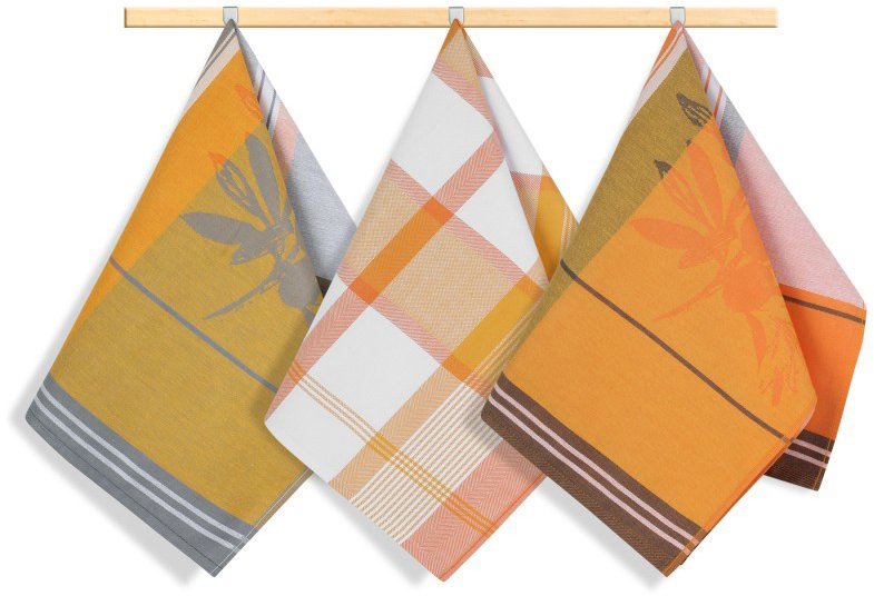 Bellatex Sada utěrek 3 ks 50 × 70 cm, 175 olivy