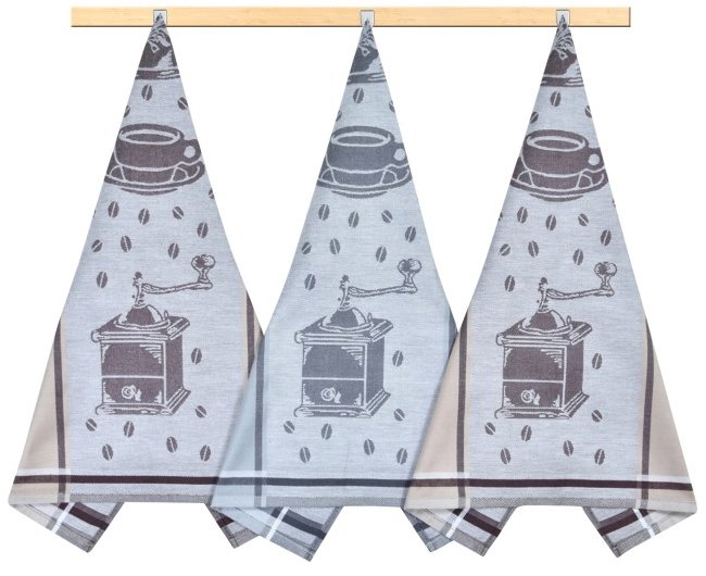 Bellatex Sada utěrek 3 ks 50 × 70 cm, 132 káva