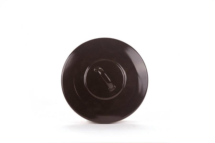 BELIS/SFINX Smaltovaná poklice STANDARD hnědá 14 cm
