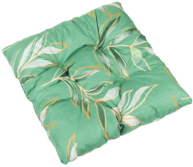 Bellatex RITA 21/646 prošívaný 38 × 38 cm, listy zelené