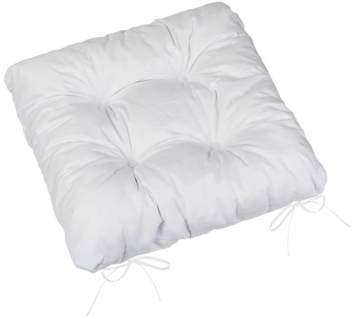 Bellatex Adéla 41/P201 prošívaný 40 × 40 cm, Uni bílý
