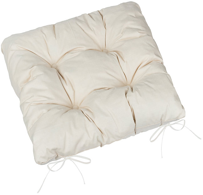 Bellatex Adéla 41/P208 prošívaný 40 × 40 cm, Uni bílá káva
