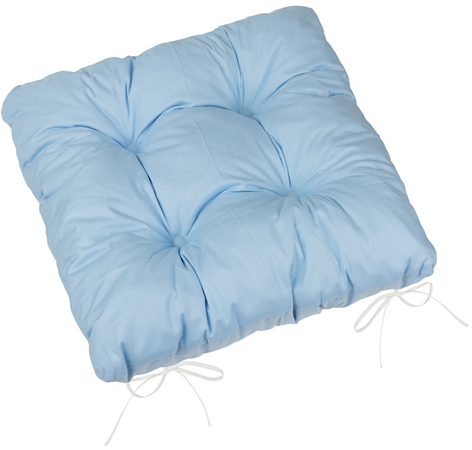 Bellatex Adéla 41/P225 prošívaný 40 × 40 cm, Uni modrý