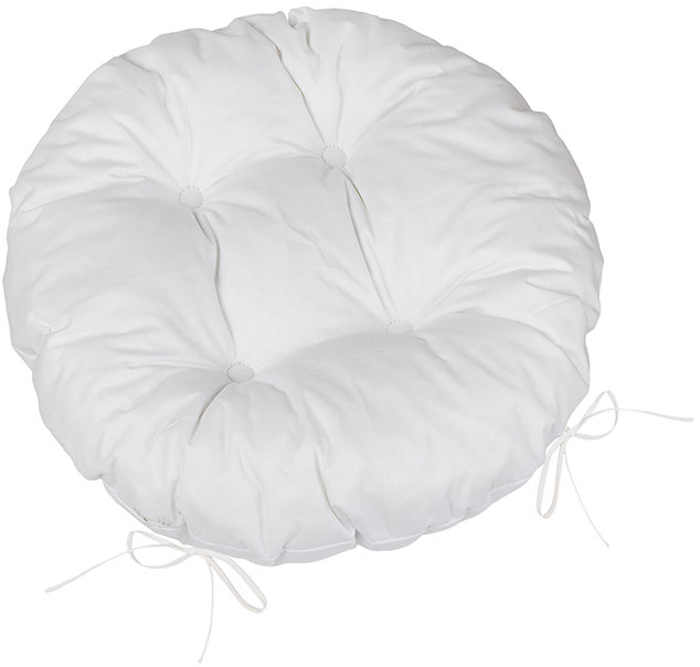 Bellatex Adéla 62/P201 kulatý prošívaný prům. 40 cm, Uni bílý