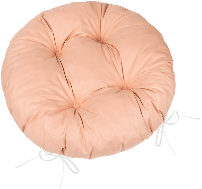 Bellatex Adéla 62/P207 kulatý prošívaný prům. 40 cm, Uni lososový