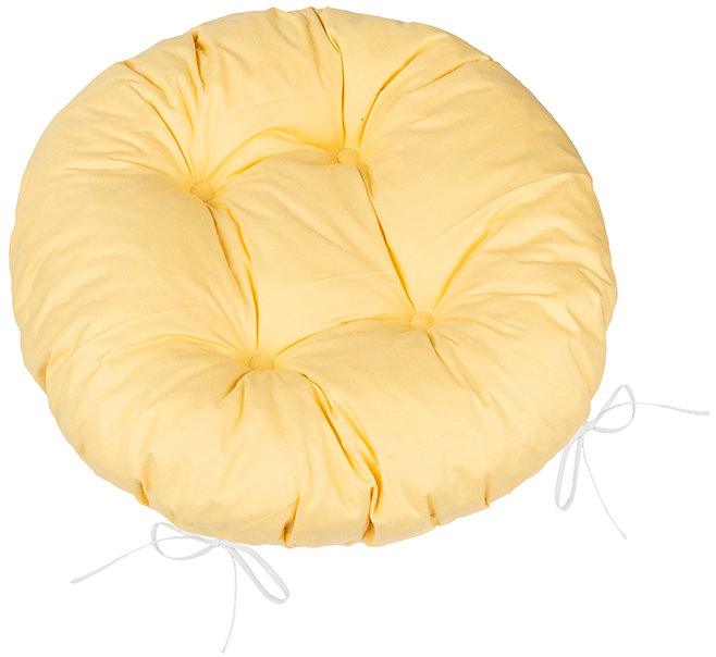 Bellatex Adéla 62/P212 kulatý prošívaný prům. 40 cm, Uni okrový
