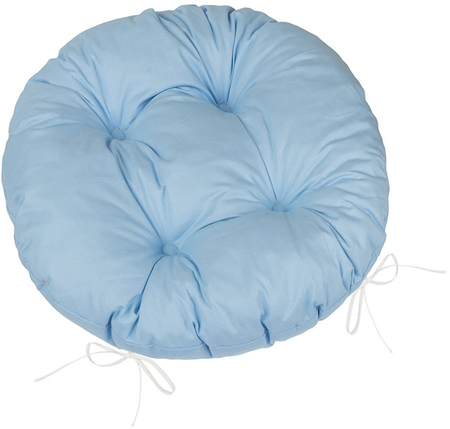 Bellatex Adéla 62/P225 kulatý prošívaný prům. 40 cm, Uni modrý