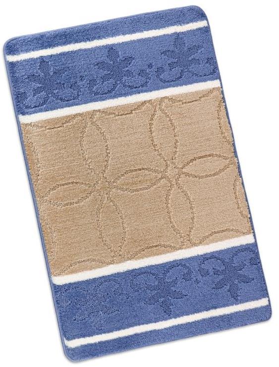 BELLATEX Bany 60 × 100 cm ornament modrobéžový