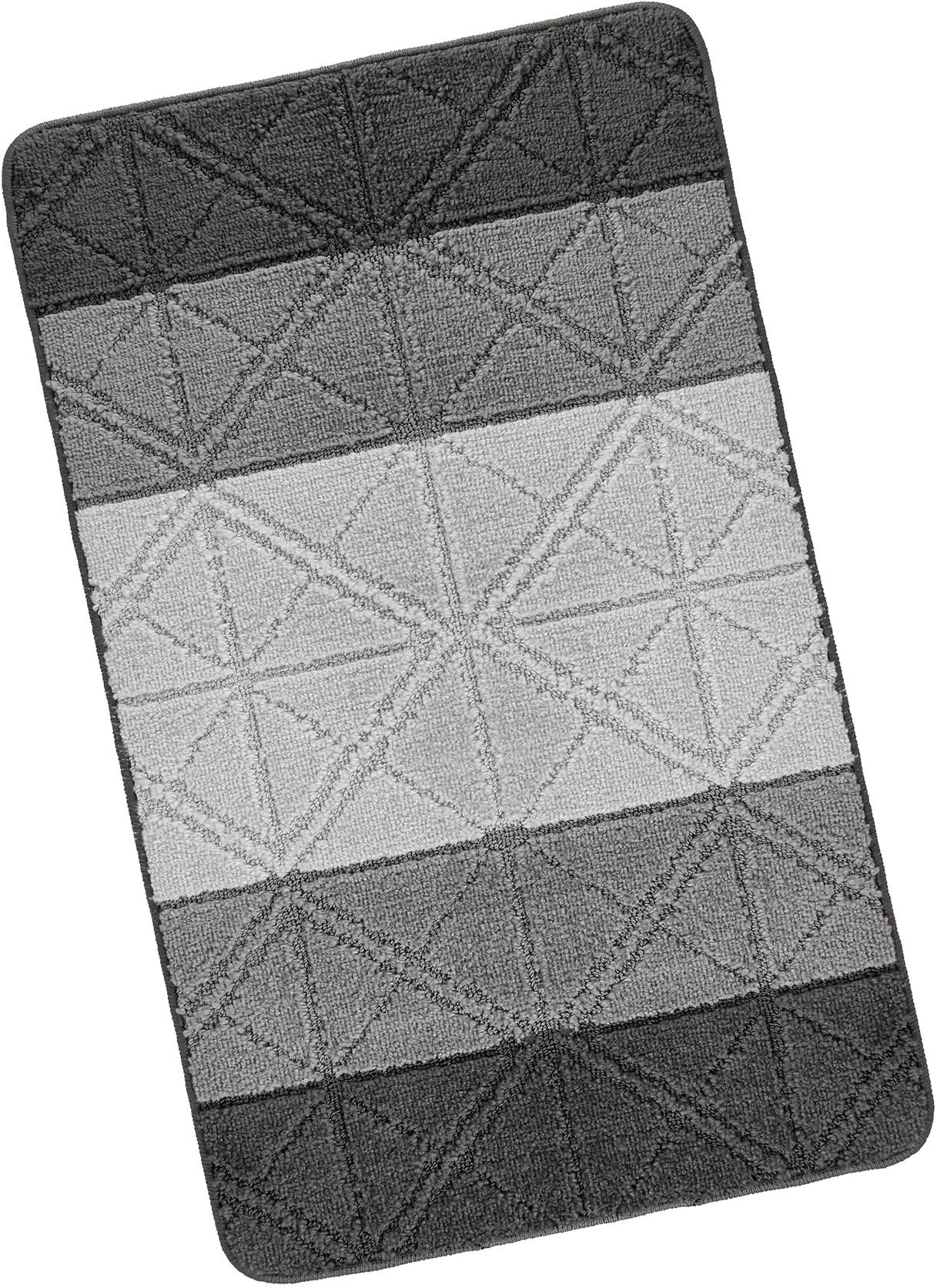 Bellatex Bany vzor 60 × 100 cm 810/006 trojúhelníky šedé