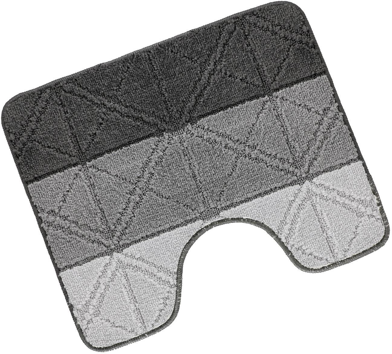 Bellatex Bany vzor 60 × 50 cm 810/006 trojúhelníky šedé