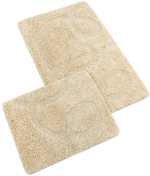 Bellatex Koupelnová sada Bany Silver 60 × 100 cm + 60 × 50 cm 425/005 béžová
