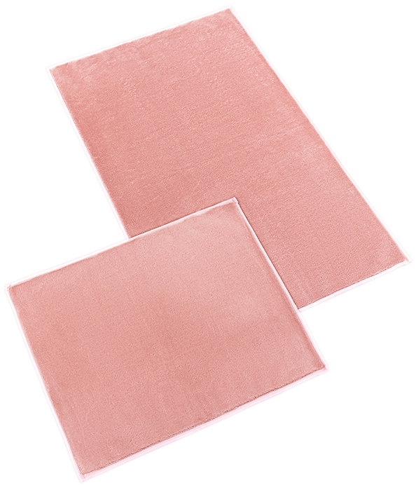 Bellatex Koupelnová sada Bany Gold 60 × 100 cm + 60 × 50 cm 730/002 růžová
