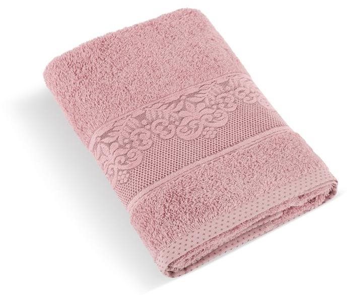Bellatex s.r.o. Froté ručník Orchidea 500 g 76/013 starorůžová 50 × 100 cm