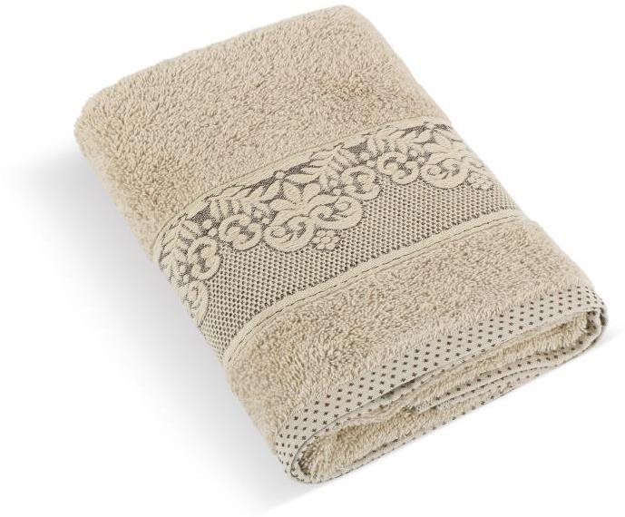 Bellatex s.r.o. Froté ručník Orchidea 500 g 76/016 béžová 50 × 100 cm