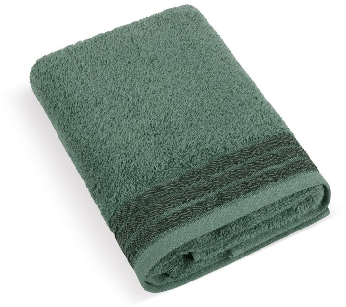 BELLATEX Froté ručník Léga 500 g G/536 tm. zelená 50 × 100 cm