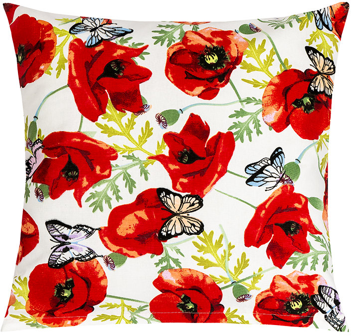 Bellatex Berta polštářek 45 × 45 cm 55/612 vlčí mák